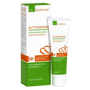 Actynoderm Crema Riparatrice Aree Fotoesposte Fotoprotezione 50+ Molto Alta 30 ml