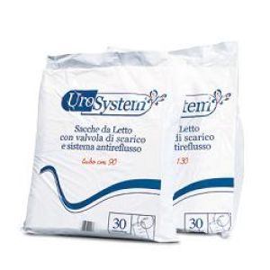 Sacca di Drenaggio da Letto per Incontinenza Urosystem Tubo 130 Cm con Scarico 30 Pezzi