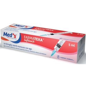 Siringa Meds 5 ml 14 Gauge 10 Pezzi