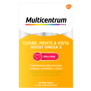 Multicentrum Cuore Mente E Vista Boost Omega 3 60 Mini Perle