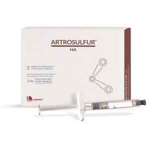 Siringa Intra-articolare Artrosulfur Ha Acido Ialuronico 1,6% 2 ml 3 Pezzi