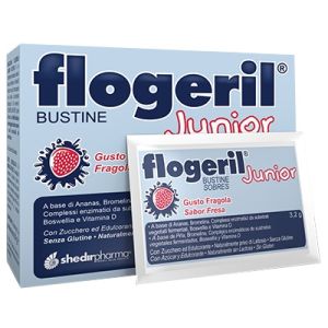 Flogeril Junior Fragola 20 Bustine