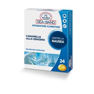 P6 Nausea Control Caramelle Anti Nausea Viaggio Allo Zenzero 24 Pezzi