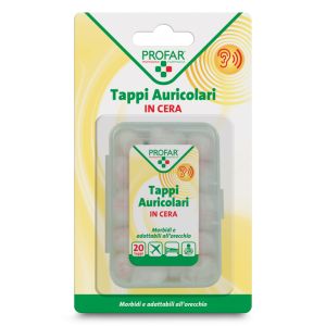 Tappi Auricolari in Cera 20 Pezzi Profar