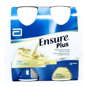 Ensure Plus Banana 4 Bottiglie da 200 ml