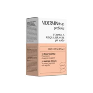 Vidermina Prebiotic Ovuli Vaginali 10 Pezzi