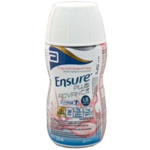 Ensure Plus Advance Fragola 4 Bottiglie da 220 ml
