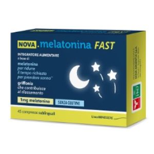 Nova Melatonina Fast 45 Compresse 1mg di Melatonina