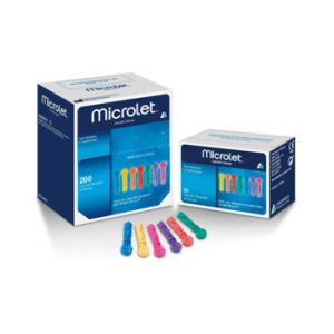 Lancette Pungidito per Apparecchio Microlet Lancets 200 Pezzi
