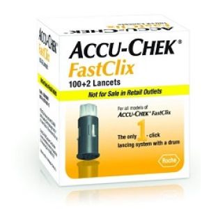 Lancette Pungidito Accu-chek Fastclix 100 + 2 Pezzi