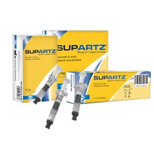 Siringa Preriempita Intra-articolare Supartz Acido Ialuronico 25 mg 2,5 ml 1 Pezzo