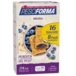 Pesoforma Biscotti Mirtilli 8 Pasti 16 Biscotti