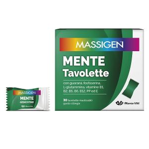 Massigen Mente 30 Tavolette Masticabili