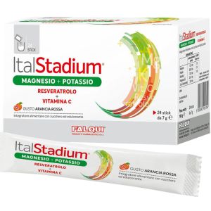 Italstadium Magnesio Potassio Resveratolo Vitamina C Arancia Rossa 24 Stick