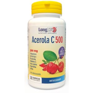Longlife Acerola C500 Frutti di Bosco 30 Compresse