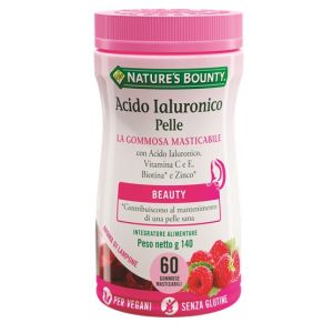Nature's Bounty Acido Ialuronico Pelle 60 Gommose Masticabili