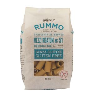 Rummo Mezzi Rigatoni N51 di Riso Integrale E Mais 400 g