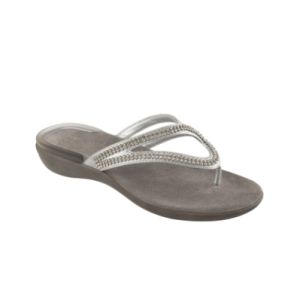 Lulu Synthetic Glitter + Beads Womens Pewter 38