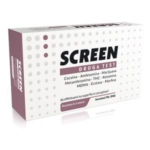 Screen Droga Test 7 Droghe su Superfici Solidi O Polveri Test Antidroga