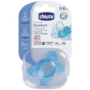 Chicco Succhietto Comfort Boy in Silicone 2-6 Mesi 1 Pezzo