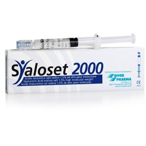 Siringa Intra-articolare Syaloset 2000 Acido Ialuronico 1,5% 2 ml 1 Pezzo