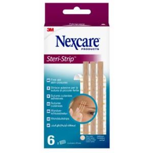 Cerotto per Sutura Steri Strip Skin 6x75 Mm 6 Strisce