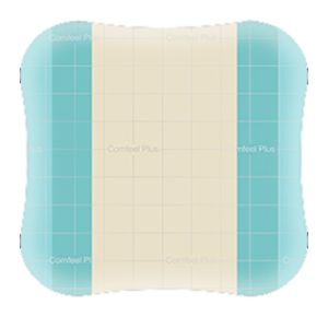 Medicazione Speciale Attiva con Idrocolloide con Bordi Smussati Comfeel Plus 20x20 Cm 5 Pezzi