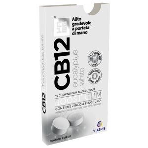 Cb12 Boost Eucalyptus White 10 Chewing Gum