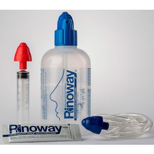 Rinoway Doccia per Irrigazione Nasale + 15 Sali Isotonici