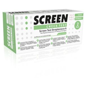 Strep a Antigen Home Test Determinazione Qualitativa Antigeni Streptococco a da Tampone Faringeo 2 Pezzi