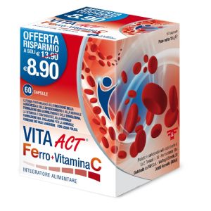 Vita Act Ferro+vitamina C 60 Capsule