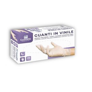 Guanti Vinile Senza Polvere Small 100 Pezzi Gammadis