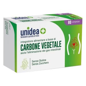 Unidea Carbone Vegetale 80 Compresse