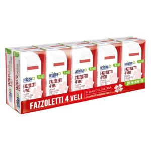 Unidea Fazzoletti 10 Pacchetti 9 Pezzi