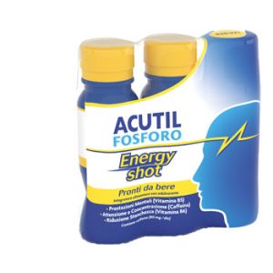 Acutil Fosforo Energy Shot 3 X 60 ml