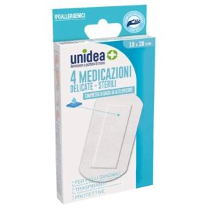 Medicazione Sterile Unidea Tessuto Non Tessuto 10x20 Cm 4 Pezzi