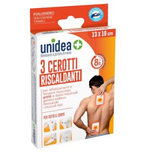 Cerotto Riscaldante Unidea 13x10 Cm 3 Pezzi