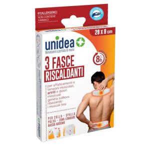 Fascia Riscaldante Unidea 29x9 Cm 3 Pezzi