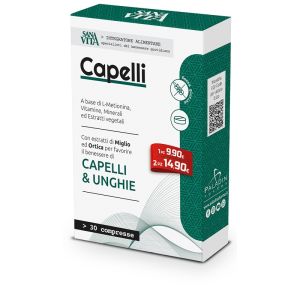 Sanavita Capelli 30 Compresse - Integratore per la Salute dei Capelli