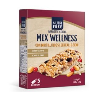 Nutrifree Barrette Cereal Mix Wellness 28 g X 5