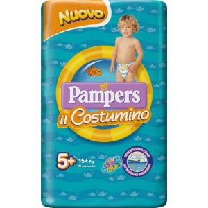 Pampers Costumino Baby Shark Cp S 5-6 10 Pezzi