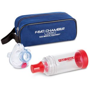 Fisiochamber Vision Plus Camera di Inalazione con Boccaglio E Maschera Periatrica