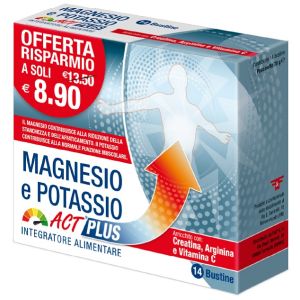 Magnesio E Potassio Act Plus 14 Bustine