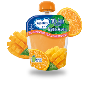 Mellin Pouch Arancia Mango 90 g