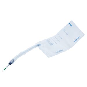 Catetere Vescicale Autolubrificante Liquick X-treme Plus Idrofilico Pronto All'uso con Sacca Integrata 43cm Ch 14 30 Pezzi