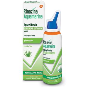 Rinazina Aquamarina Isotonica Aloe Spray Nebulizzazione Intensa 100 ml