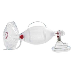 Pallone per Rianimazione Ambu Monouso Completo di Maschera E Reservoir
