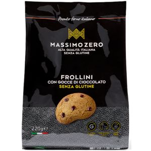 Massimo Zero Frollini Gocce Cioccolato 220 g