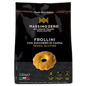 Massimo Zero Frollini Zucchero di Canna 220 g