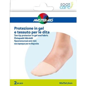 Protezione in Gel E Tessuto Master-aid Footcare Punta Dei Piedi 2 Pezzi C16